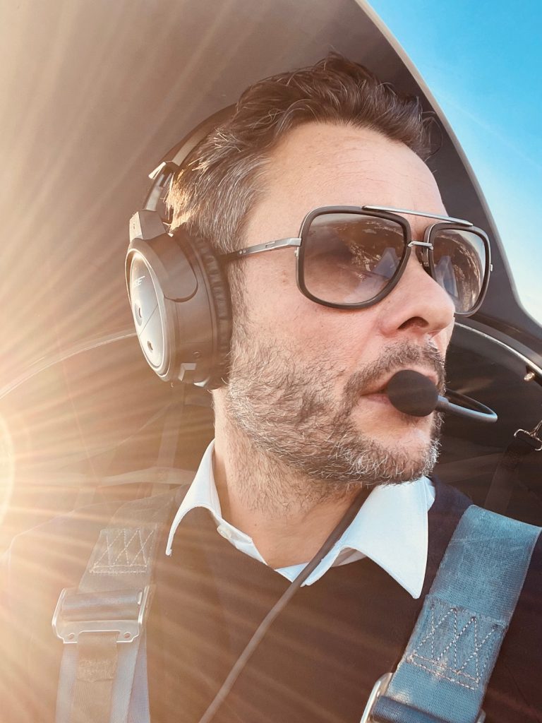 Privatpilot Johann Hafner